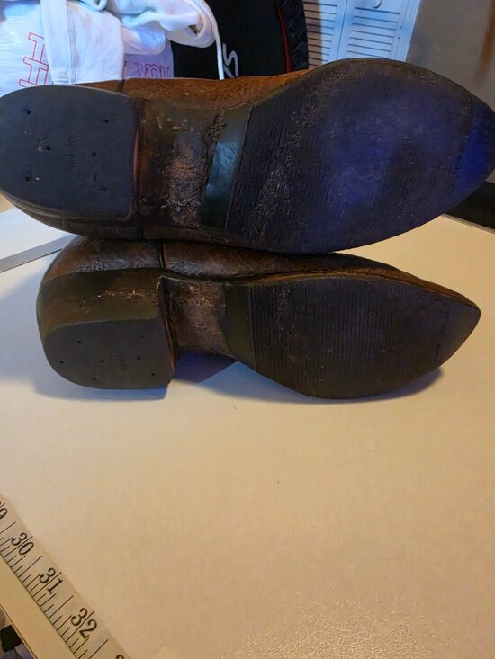 Vintage Lucchese Classics Mens Western Brown Boots Sz 10.5 E main image 9